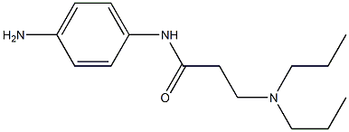 N-(4-aminophenyl)-3-(dipropylamino)propanamide 구조식 이미지