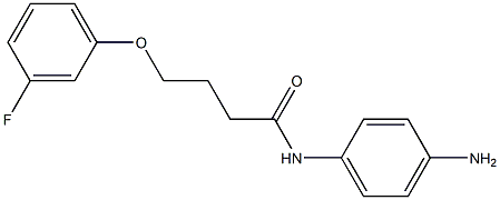 N-(4-aminophenyl)-4-(3-fluorophenoxy)butanamide 구조식 이미지