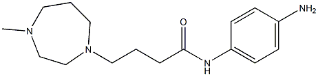 N-(4-aminophenyl)-4-(4-methyl-1,4-diazepan-1-yl)butanamide 구조식 이미지