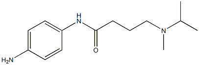 N-(4-aminophenyl)-4-[isopropyl(methyl)amino]butanamide 구조식 이미지