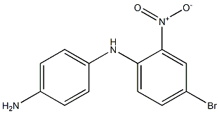 N-(4-aminophenyl)-N-(4-bromo-2-nitrophenyl)amine Structure