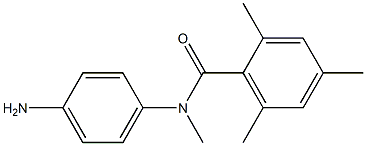 N-(4-aminophenyl)-N,2,4,6-tetramethylbenzamide Structure
