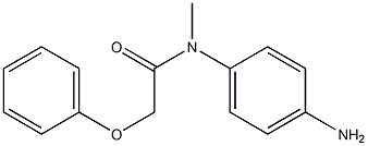 N-(4-aminophenyl)-N-methyl-2-phenoxyacetamide 구조식 이미지