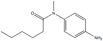 N-(4-aminophenyl)-N-methylhexanamide 구조식 이미지
