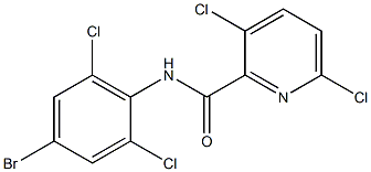 N-(4-bromo-2,6-dichlorophenyl)-3,6-dichloropyridine-2-carboxamide Structure