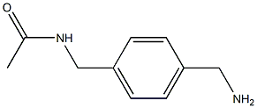 N-{[4-(aminomethyl)phenyl]methyl}acetamide Structure