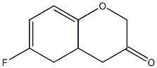 6-fluoro-3-dihydrochromanone Structure