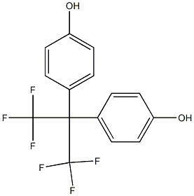 2,2-BIS(4-HYDROXYPHENYL)PERFLUOROPROPANE Structure