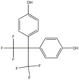 2,2-BIS(4-HYDROXYPHENYL)PERFLUOROPROPANE 구조식 이미지