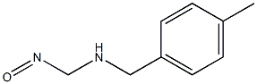 N-NITROSOMETHYL(4-METHYLBENZYL)AMINE 구조식 이미지