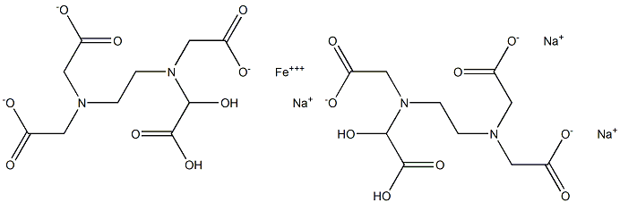 SODIUMFERRICHYDROXYEDTA 구조식 이미지