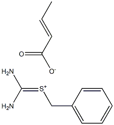 BENZYLTHIOURONIUMCROTONATE 구조식 이미지