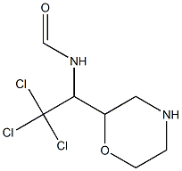 FORMAMIDE,N-(2,2,2-TRICHLORO-1-(MORPHOLINYL)ETHYL)- Structure