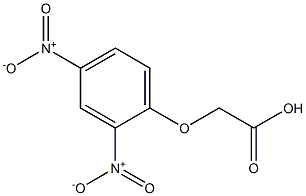2,4-DINITROPHENOXYACETICACID Structure