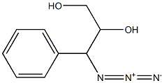 3-AZIDO-3-PHENYL-1,2-PROPANEDIOL Structure