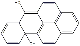 DIHYDROXYDIHYDROBENZOPYRENE 구조식 이미지