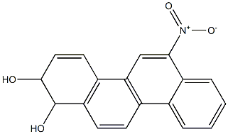 CHRYSENE-1,2-DIOL,1,2-DIHYDRO-6-NITRO-,(E)- 구조식 이미지