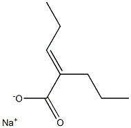 SODIUMTRANS-2-PROPYLPENT-2-ENOATE 구조식 이미지