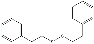 BIS(PHENYLETHYL)DISULPHIDE Structure