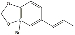 3BROMOISOSAFROL 구조식 이미지