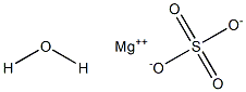 MAGNESIUM(II)SULPHATE,MONOHYDRATE 구조식 이미지