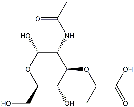 N-Acetyl-nuramic acid 구조식 이미지