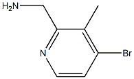 (4-Bromo-3-methylpyridin-2-yl)methylamine 구조식 이미지