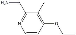 (4-Ethoxy-3-methylpyridin-2-yl)methylamine Structure