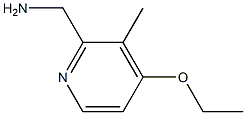 (4-Ethoxy-3-methylpyridin-2-yl)methylamine 구조식 이미지