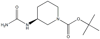 S-3-(Carbamylamino)-N-Boc-piperidine
 Structure