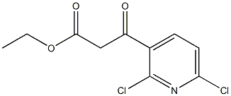 ethyl 3-(2,6-dichloro-3-pyridinyl)-3-oxopropanoate Structure