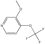 3-METHOXY-4-TRIFLUOROMETHOXYPYRIDINE Structure