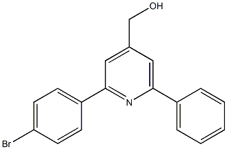 (2-(4-bromophenyl)-6-phenylpyridin-4-yl)methanol 구조식 이미지