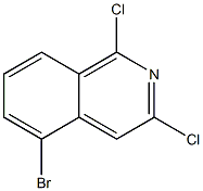 Isoquinoline, 5-bromo-1,3-dichloro- Structure