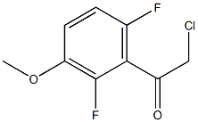 2-chloro-1-(2,6-difluoro-3-methoxyphenyl)ethanone Structure