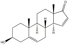 5,15-Androstadien-3beta-ol-17-one Structure