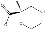 (R)-Methylmorpholine-2-carboxylate Structure