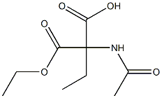 A-DIETHYL ACETAMIDOMALONATE Structure