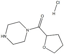 N-(TETRAHYDRO-2-FURANYLCARBONYL) PIPERAZINE HYDROCHLORIDE Structure