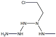 N-METHYL-2-(2-CHLOROETHYL)PENTAZANE Structure