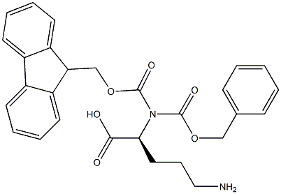 N-Fmoc-N-benzyloxycarbonyl-L-ornithine 구조식 이미지