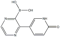 5-(1H-PYRIDIN-2-ONE)PYRAZINE-2-BORONIC ACID 구조식 이미지