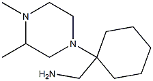 1-[1-(3,4-DIMETHYLPIPERAZIN-1-YL)CYCLOHEXYL]METHANAMINE 구조식 이미지