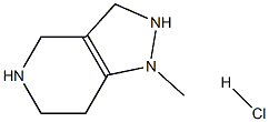 1-METHYL-4,5,6,7-TETRAHYDRO-2H-PYRAZOLO[4,3-C]PYRIDINE HYDROCHLORIDE Structure