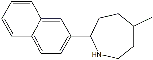 2-(2-NAPHTHYL)-5-METHYLAZEPANE Structure