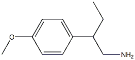 2-(4-METHOXYPHENYL)BUTAN-1-AMINE 구조식 이미지