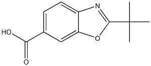 2-TERT-BUTYLBENZO[D]OXAZOLE-6-CARBOXYLIC ACID 구조식 이미지