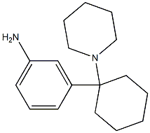 3-(1-PIPERIDIN-1-YLCYCLOHEXYL)ANILINE 구조식 이미지