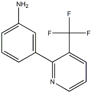 3-[3-(TRIFLUOROMETHYL)PYRIDIN-2-YL]ANILINE Structure