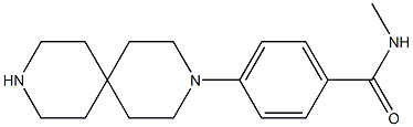 4-(3,9-DIAZASPIRO[5.5]UNDEC-3-YL)-N-METHYLBENZAMIDE Structure
